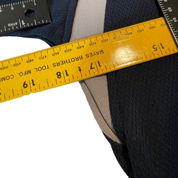 Boombah Bomber Kids Long Sleeve Navy & Gray Shirt - Youth Medium Sport - Picture 12 of 12